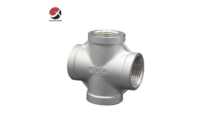 不(bú)鏽鋼等(deng)徑四通(tōng)管件