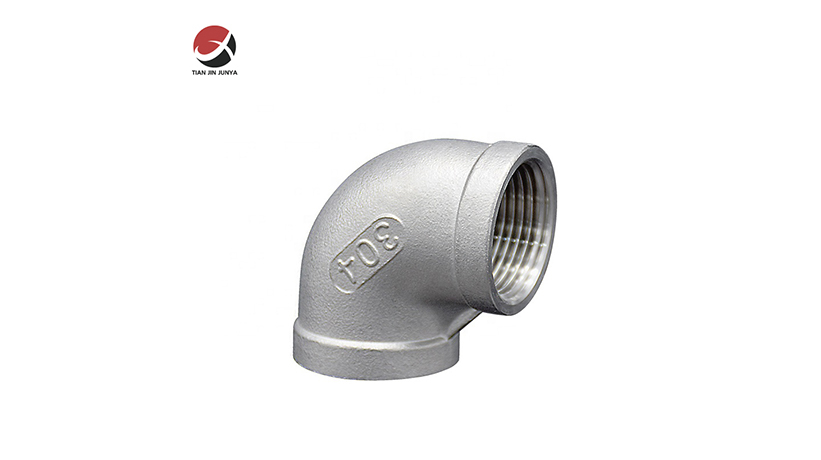 不(bú)鏽鋼鑄(zhù)造90°内螺(luo)紋等徑(jing)彎頭