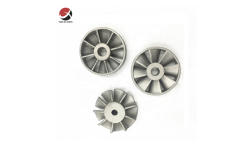 不鏽鋼(gāng)鑄造定制件葉(yè)輪泵配件